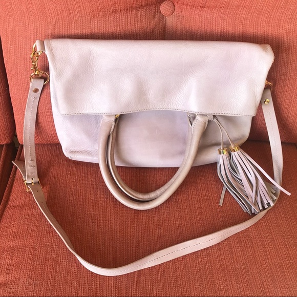 J. Crew Handbags - J. Crew Dusty Lilac Fold Over Purse Bag
